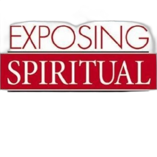 exposing, spiritual, abuse, book, cover, bold, red, text transparent PNG cut-out