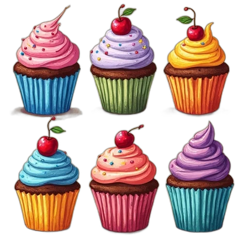 food, photorealistic, watercolor, pixel art, oil painting, pastel, colorful, neon transparent PNG cut-out