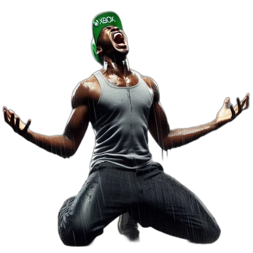 hat, mask, concept art, 3d render, photorealistic, pixel art, green, man transparent PNG cut-out