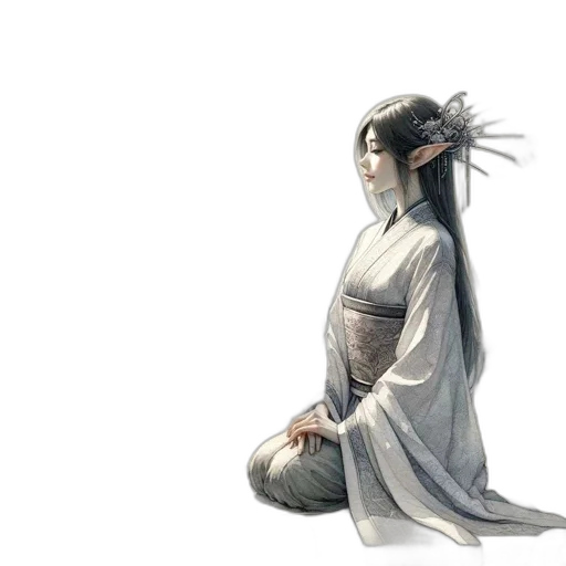 staff, dress, dragon, jewelry, concept art, fantasy art, photorealistic, watercolor transparent PNG cut-out