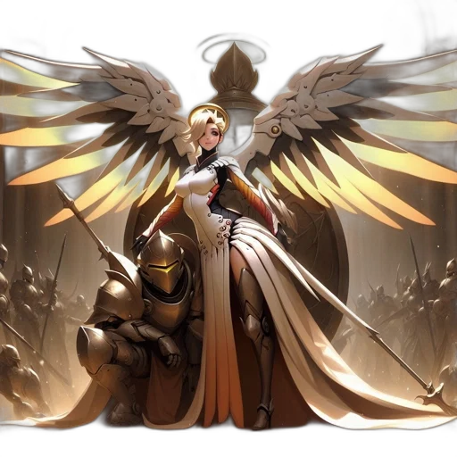 crown, concept art, fantasy art, pixel art, anime, golden, dark, earth tones transparent PNG cut-out