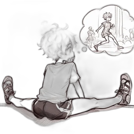 creature, shoes, concept art, pencil sketch, fantasy art, anime, fire, neon lights transparent PNG cut-out