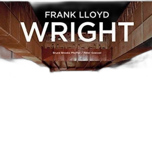 cover, frank, lloyd, wright, bruce, brooks, pfeiffer, peter transparent PNG cut-out