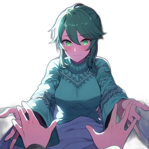 dress, dragon, creature, mask, vaporwave, pixel art, anime, concept art transparent PNG cut-out