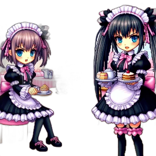food, pixel art, concept art, 3d render, anime, monochrome, dark, pastel transparent PNG cut-out