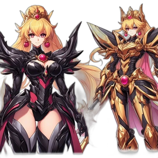 crown, concept art, fantasy art, anime, pixel art, dark, two, animated transparent PNG cut-out