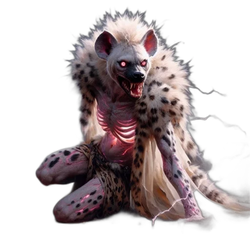 creature, animal, dragon, hair, concept art, fantasy art, 3d render, photorealistic transparent PNG cut-out