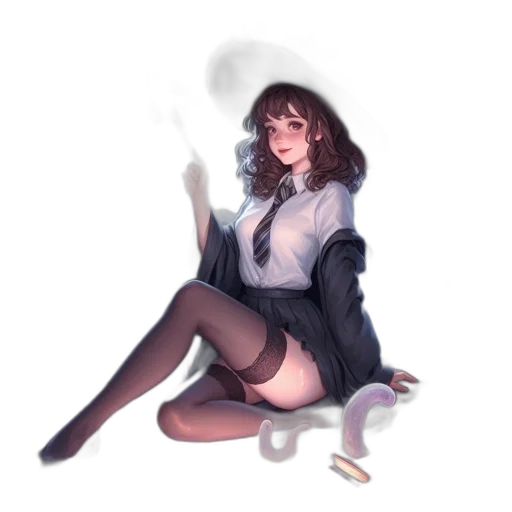 staff, jacket, dress, sword, concept art, pixel art, fantasy art, anime transparent PNG cut-out
