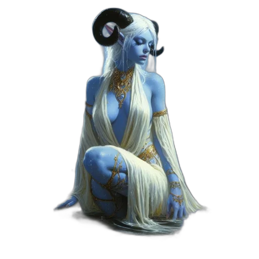 jewelry, creature, dress, staff, fantasy art, concept art, pixel art, 3d render transparent PNG cut-out