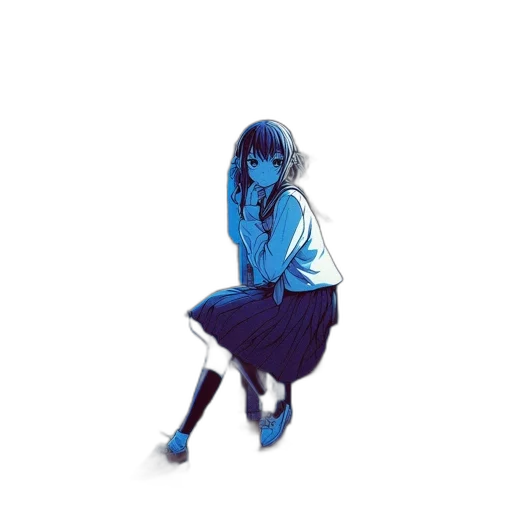 dress, creature, shoes, robot, anime, vaporwave, pixel art, cartoon transparent PNG cut-out