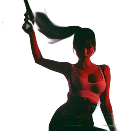 weapon, staff, sword, dress, concept art, 3d render, fire, fiery transparent PNG cut-out