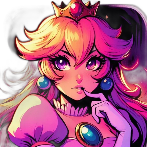 crown, pixel art, concept art, fantasy art, anime, neon, colorful, pastel transparent PNG cut-out