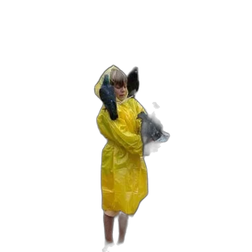 umbrella, dress, jacket, creature, 3d render, concept art, oil painting, photorealistic transparent PNG cut-out