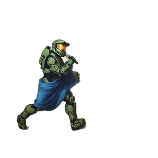 robot, weapon, staff, pixel art, concept art, 3d render, comic book art, outer space transparent PNG cut-out