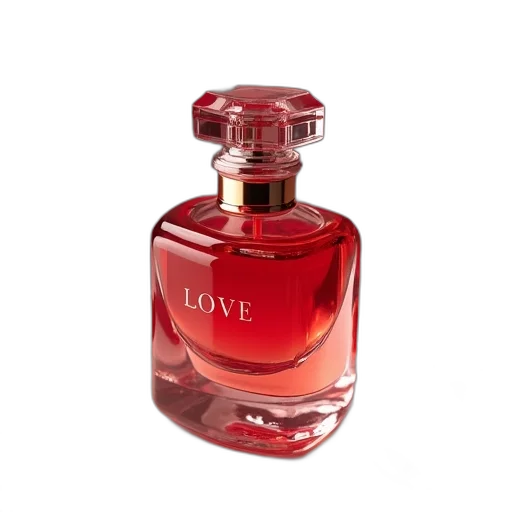 bottle, love, perfume, logo transparent PNG cut-out