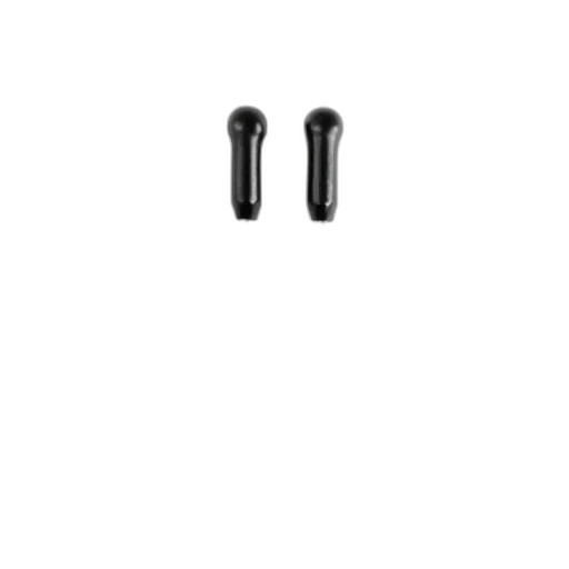 hair, weapon, two, identical, metal, skewers, black, plastic transparent PNG cut-out