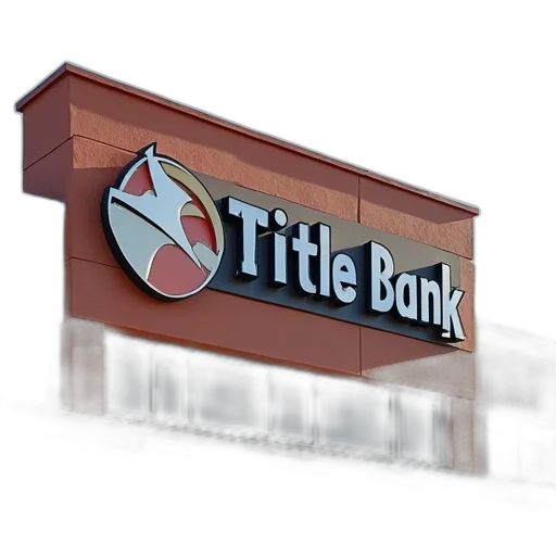 building, 3d render, sign, title transparent PNG cut-out