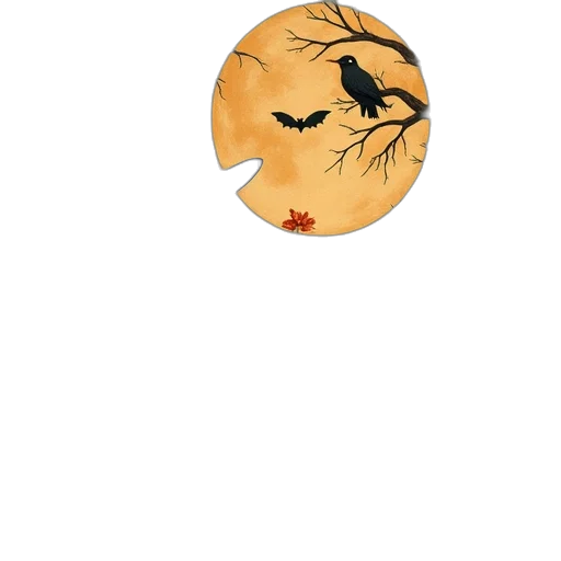 dragon, mask, umbrella, tree, concept art, fantasy art, watercolor, pixel art transparent PNG cut-out