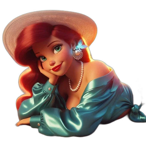 jewelry, crown, hat, dress, concept art, 3d render, photorealistic, cartoon transparent PNG cut-out