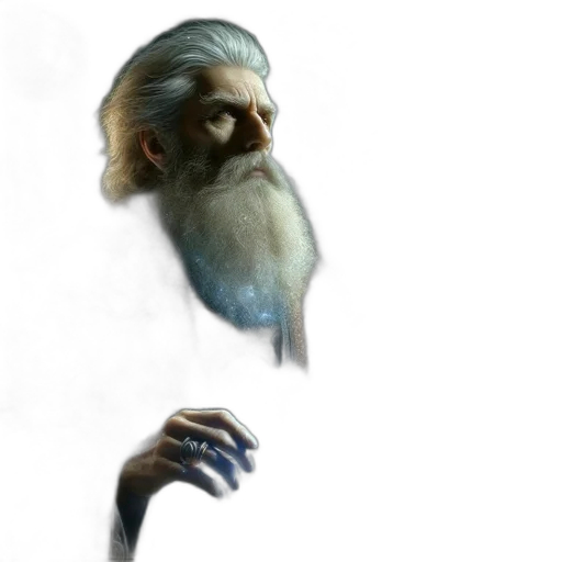 face, creature, staff, mask, concept art, fantasy art, photorealistic, 3d render transparent PNG cut-out