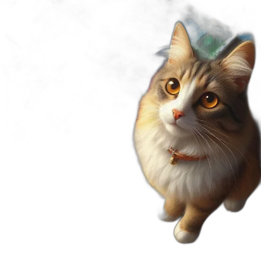 staff, animal, creature, concept art, photorealistic, fantasy art, oil painting, canvas transparent PNG cut-out