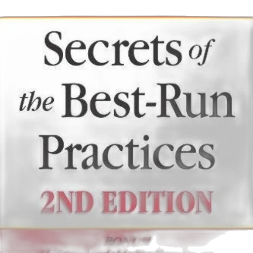 secrets, best-run, practices, 2nd, edition, book, cover, pink transparent PNG cut-out