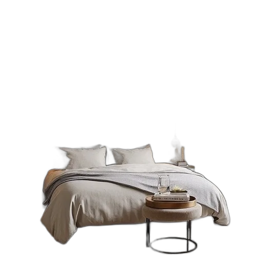 furniture, 3d render, photorealistic, earth tones transparent PNG cut-out