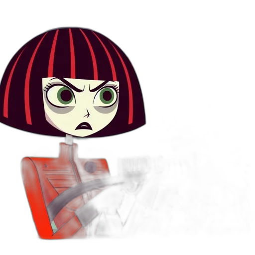 robot, mask, face, concept art, cartoon, anime, 3d render, fire transparent PNG cut-out