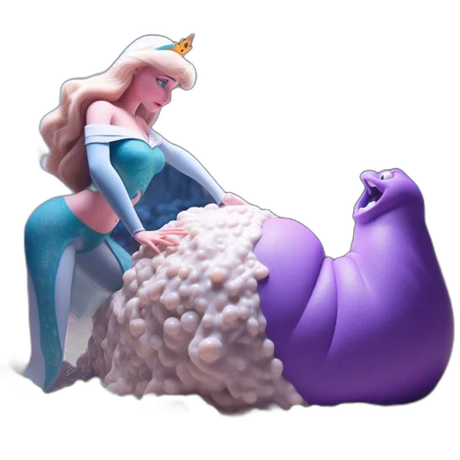 dress, crown, 3d render, concept art, fantasy art, snow, underwater, outer space transparent PNG cut-out