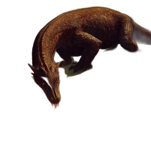 dragon, creature, animal, staff, 3d render, photorealistic, concept art, battlefield transparent PNG cut-out
