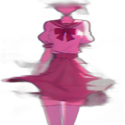 dress, robot, crown, mask, concept art, vaporwave, 3d render, pixel art transparent PNG cut-out