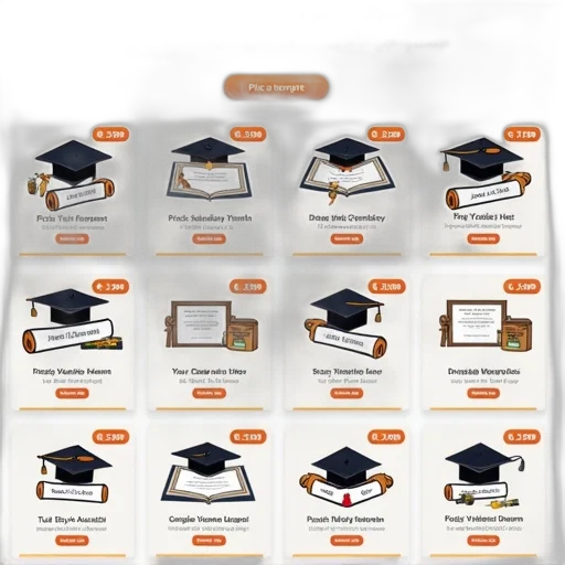 3d render, digital, display, various, graduation-themed, templates, customizable, text transparent PNG cut-out