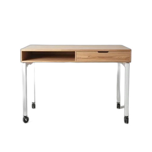 furniture, staff, 3d render, modern, minimalist, wooden, desk, smooth transparent PNG cut-out