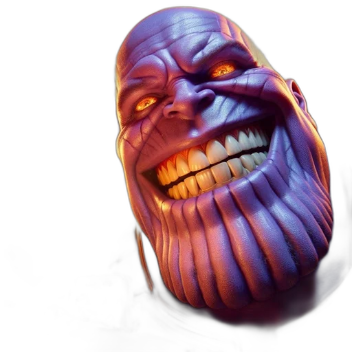 mask, creature, face, food, 3d render, concept art, photorealistic, comic book art transparent PNG cut-out
