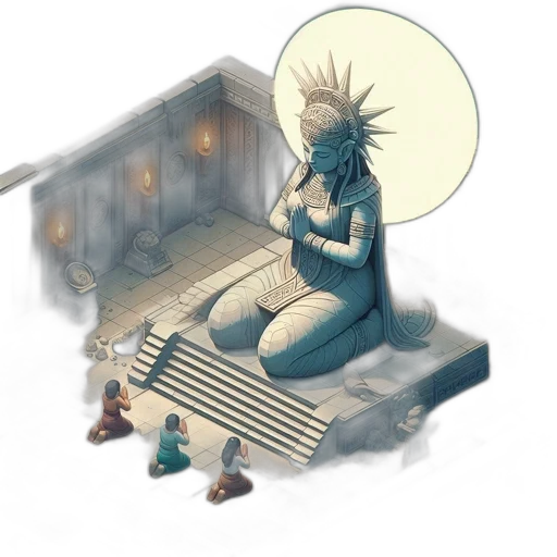 jewelry, dress, staff, concept art, fantasy art, pixel art, 3d render, night transparent PNG cut-out