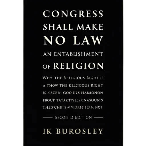 cover, book, congress, shall, make, law, respecting, establishment transparent PNG cut-out