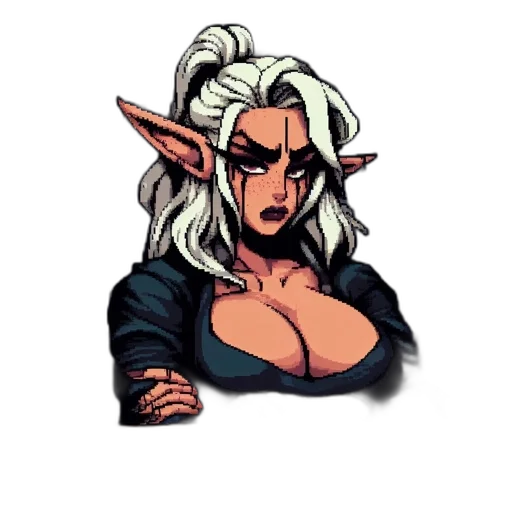 staff, pixel art, concept art, fantasy art, comic book art, dark, pixel, art transparent PNG cut-out