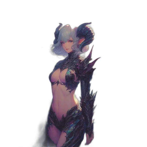 creature, staff, dragon, weapon, fantasy art, concept art, pixel art, anime transparent PNG cut-out