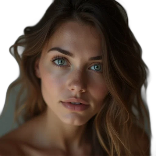 face, jewelry, crown, hair transparent PNG cut-out
