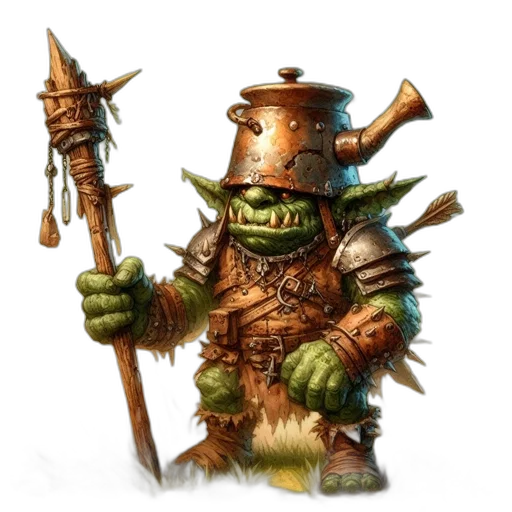 staff, creature, fantasy art, concept art, 3d render, photorealistic, green, earth tones transparent PNG cut-out