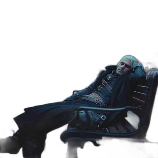 staff, furniture, jacket, robot, concept art, cyberpunk, 3d render, vaporwave transparent PNG cut-out