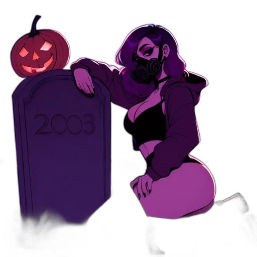 concept art, cartoon, 3d render, pixel art, dark, dimly, lit, graveyard transparent PNG cut-out