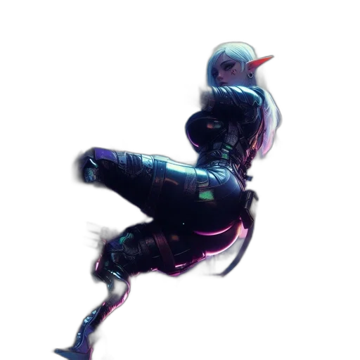 robot, dragon, creature, staff, concept art, 3d render, cyberpunk, fantasy art transparent PNG cut-out
