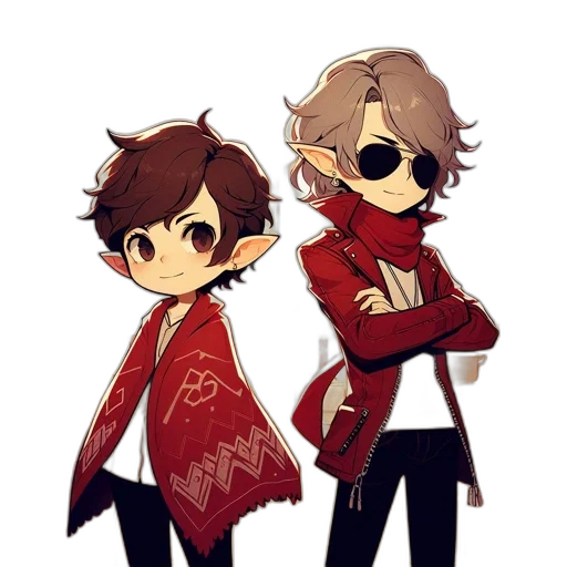 jacket, pixel art, cartoon, concept art, anime, red, dark, monochrome transparent PNG cut-out