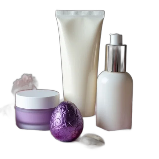collection, skincare, products, including, tube, moisturizer, jar, cream transparent PNG cut-out