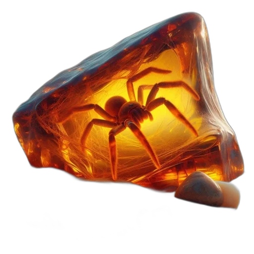jewelry, animal, crown, creature, concept art, 3d render, amber, rock transparent PNG cut-out