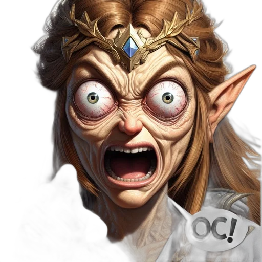 face, mask, creature, staff, concept art, fantasy art, photorealistic, comic book art transparent PNG cut-out