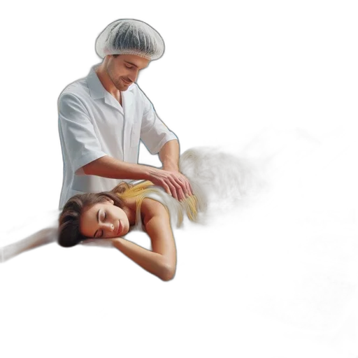 staff, umbrella, photorealistic, concept art, oil painting, fantasy art, fog, fire transparent PNG cut-out