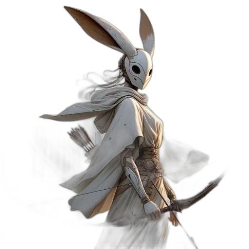 mask, sword, weapon, staff, concept art, fantasy art, 3d render, pixel art transparent PNG cut-out