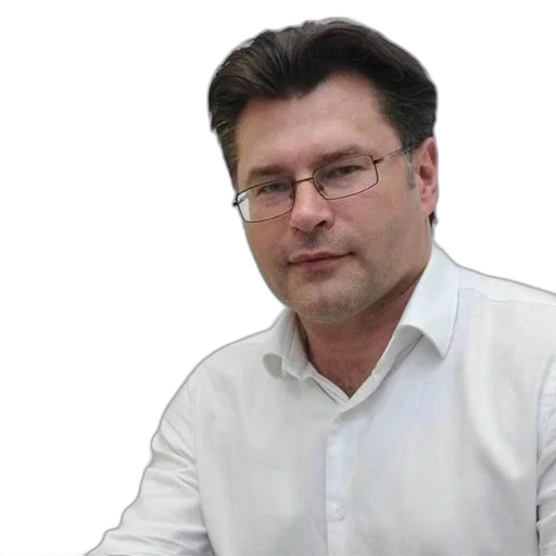 staff, face, jacket, man, glasses, short, hair, wearing transparent PNG cut-out